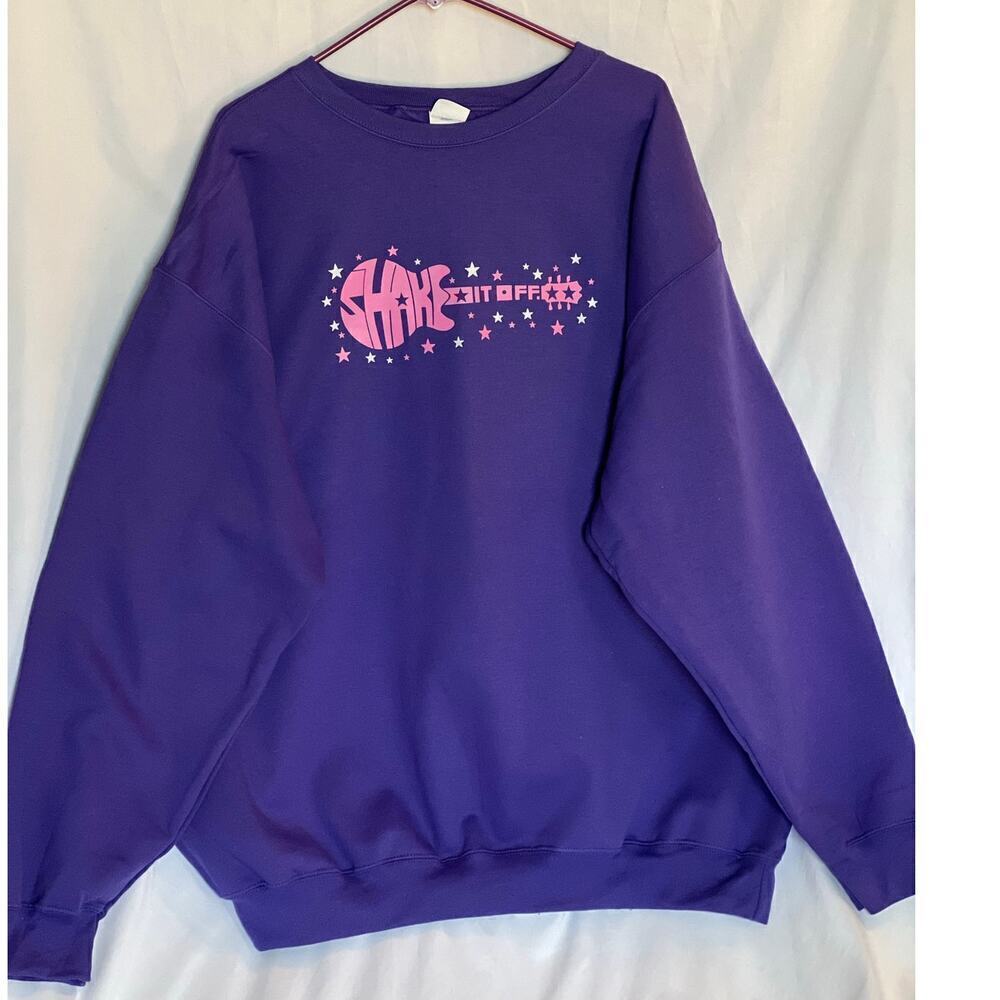 Taylor Swift-Shake It Off Sweatshirt, Fleece, 2XL, Purple, Warm, NWT